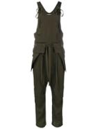 Chloé Silk-blend Jumpsuit, Women's, Size: 40, Green, Silk/viscose