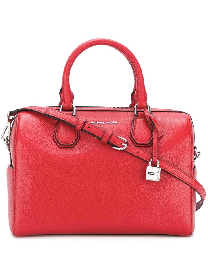 Michael Michael Kors Mercer Tote, Women's, Red, Leather