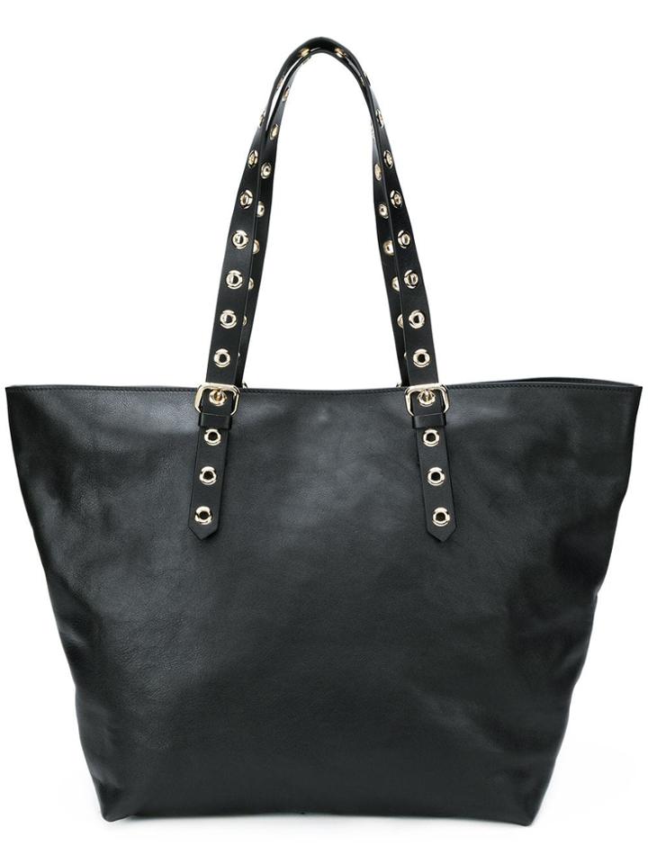 Red Valentino Adjustable Oversized Tote - Black