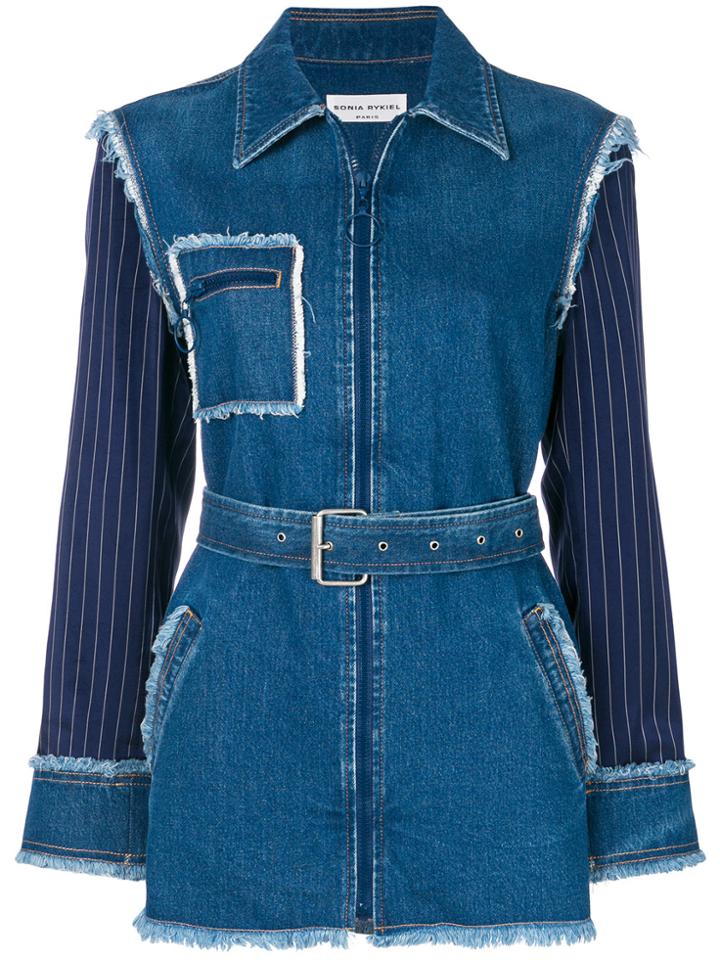 Sonia Rykiel Designer Denim Jacket - Blue