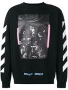 Off-white 'caravaggio' Sweatshirt, Men's, Size: Large, Black, Cotton