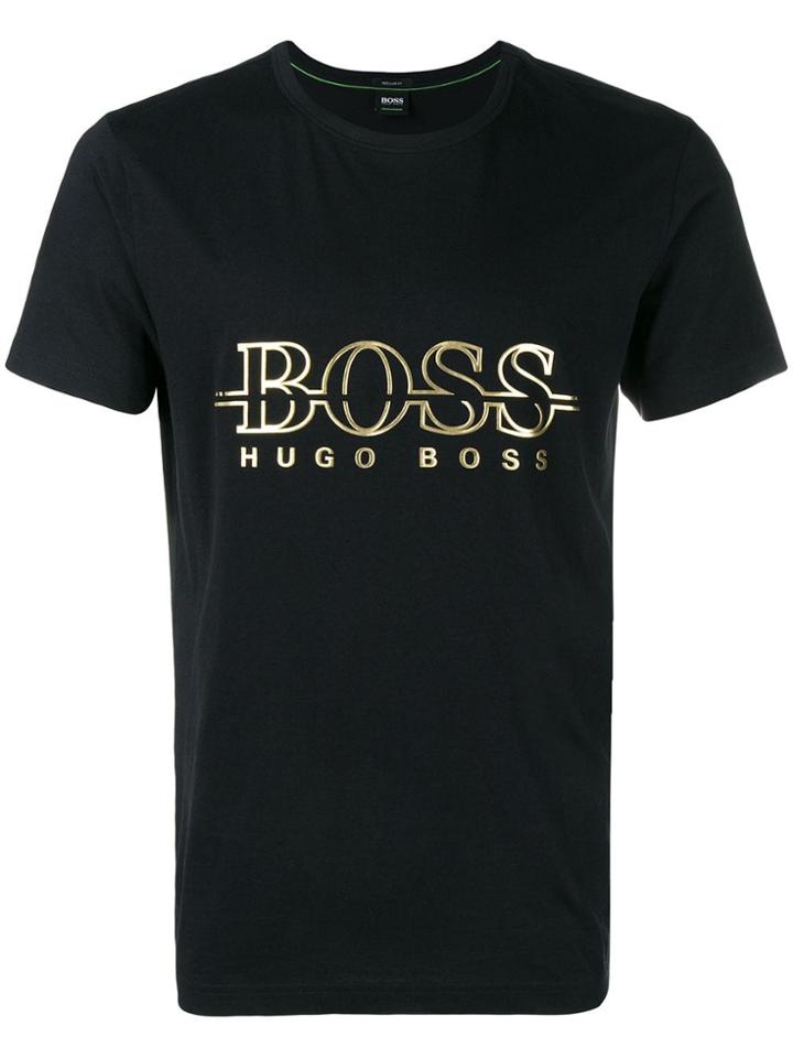 Boss Hugo Boss Metallic Logo T-shirt - Black