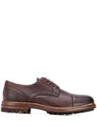 Brunello Cucinelli Thick Sole Derby Shoes - Brown