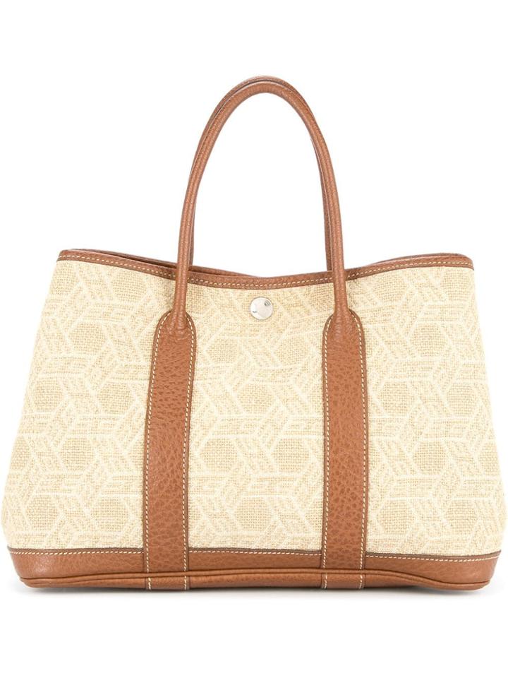 Hermès Vintage Mini Garden Party Hand Bag - Brown