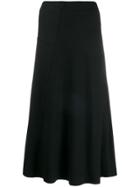 Vince Plain A-line Skirt - Black