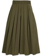 Ballsey Midi Full Skirt - Green