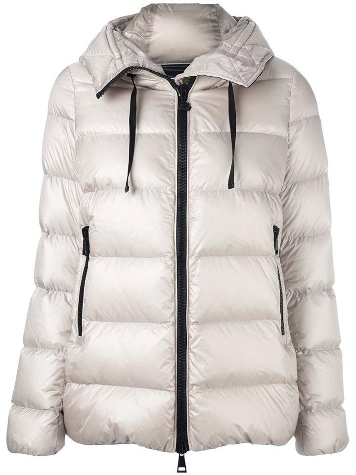 Moncler 'serinde' Padded Jacket, Women's, Size: 5, Nude/neutrals, Feather Down/polyamide