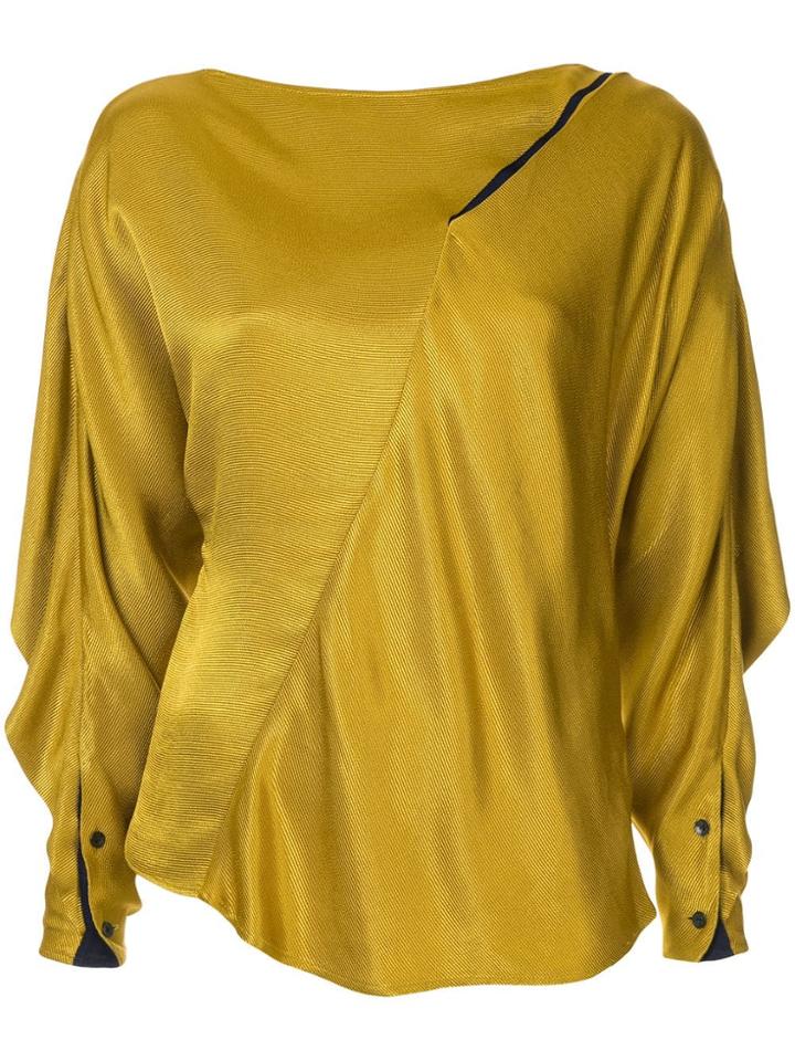 Palmer / Harding Slash Blouse - Yellow