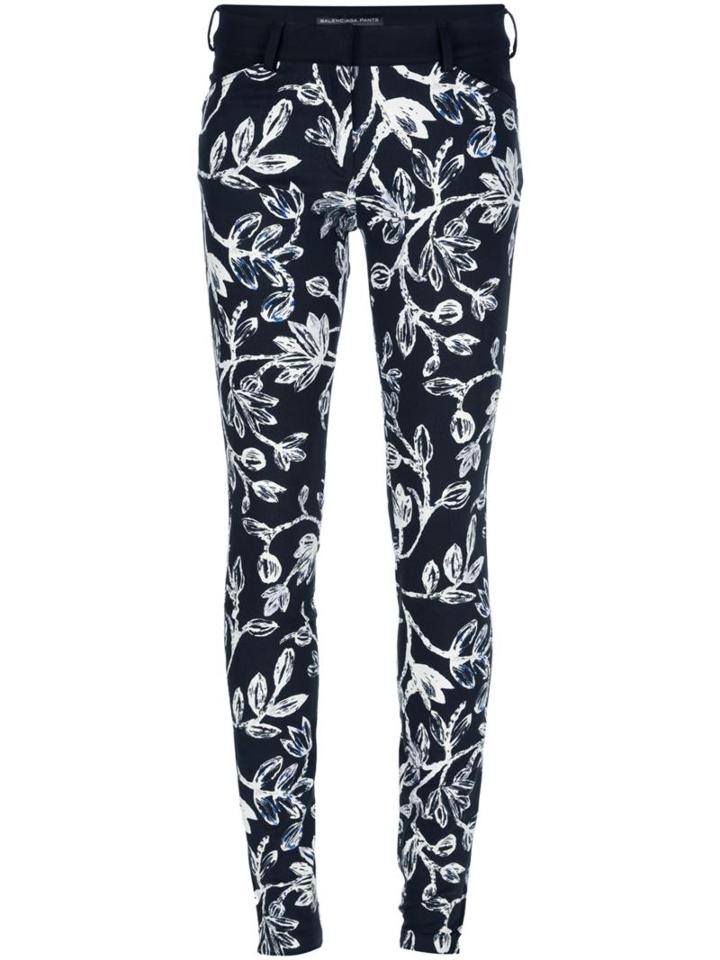 Balenciaga Floral Print Trouser