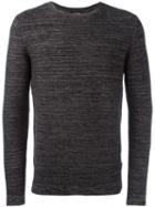 Calvin Klein Crew Neck Jumper, Men's, Size: Xl, Grey, Wool