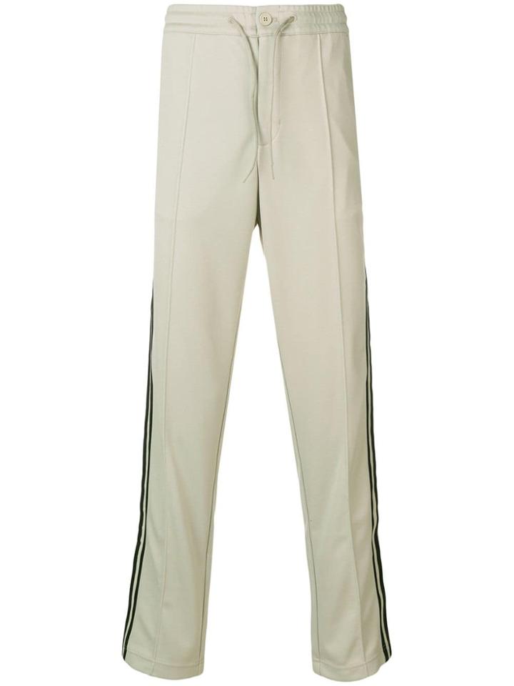 Y-3 Three Stripe Track Shorts - Neutrals