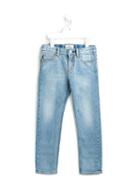 Stone Island Kids Straight Leg Jeans, Boy's, Size: 8 Yrs, Blue