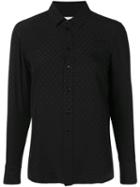 Saint Laurent Paris Collar Pineapple Shirt - Black