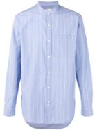 Closed - Striped Shirt - Men - Cotton - S, Blue, Cotton