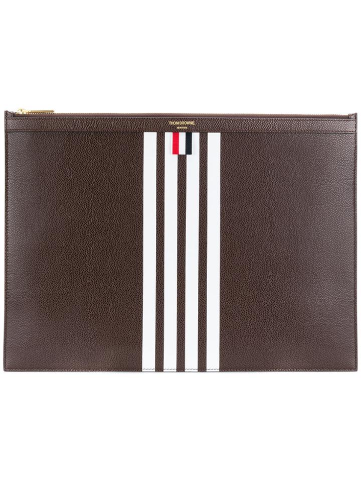 Thom Browne Large Laptop Holder Clutch Bag