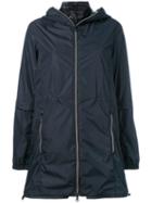 Duvetica - Layered Hooded Jacket - Women - Feather Down/polyamide - 44, Blue, Feather Down/polyamide