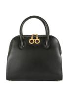 Salvatore Ferragamo Pre-owned Gancini Charm Handbag - Black