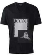 Emporio Armani 'icon' T-shirt, Men's, Size: Xl, Black, Cotton