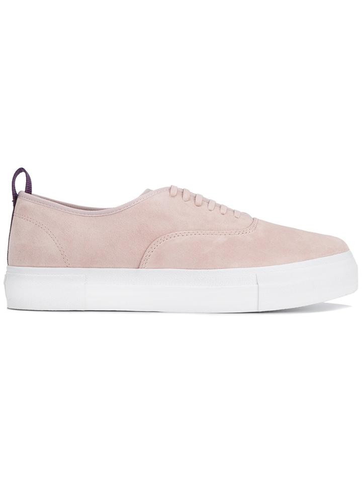 Eytys Pink Mother Suede Sneakers - Pink & Purple