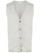 Cenere Gb Buttoned Waistcoat - Grey