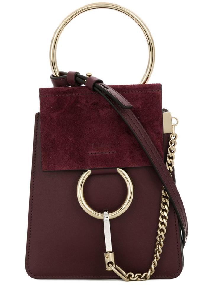 Chloé Small Faye Bracelet Bag - Pink & Purple