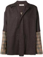 Damir Doma Boxy Checked Shirt - Brown
