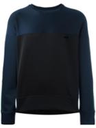 Ami Alexandre Mattiussi Crew Neck Sweatshirt, Men's, Size: Large, Blue, Cotton/polyester