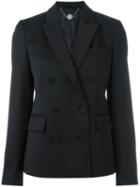 Stella Mccartney Double Breasted Blazer, Women's, Size: 42, Black, Silk/cupro/viscose/wool