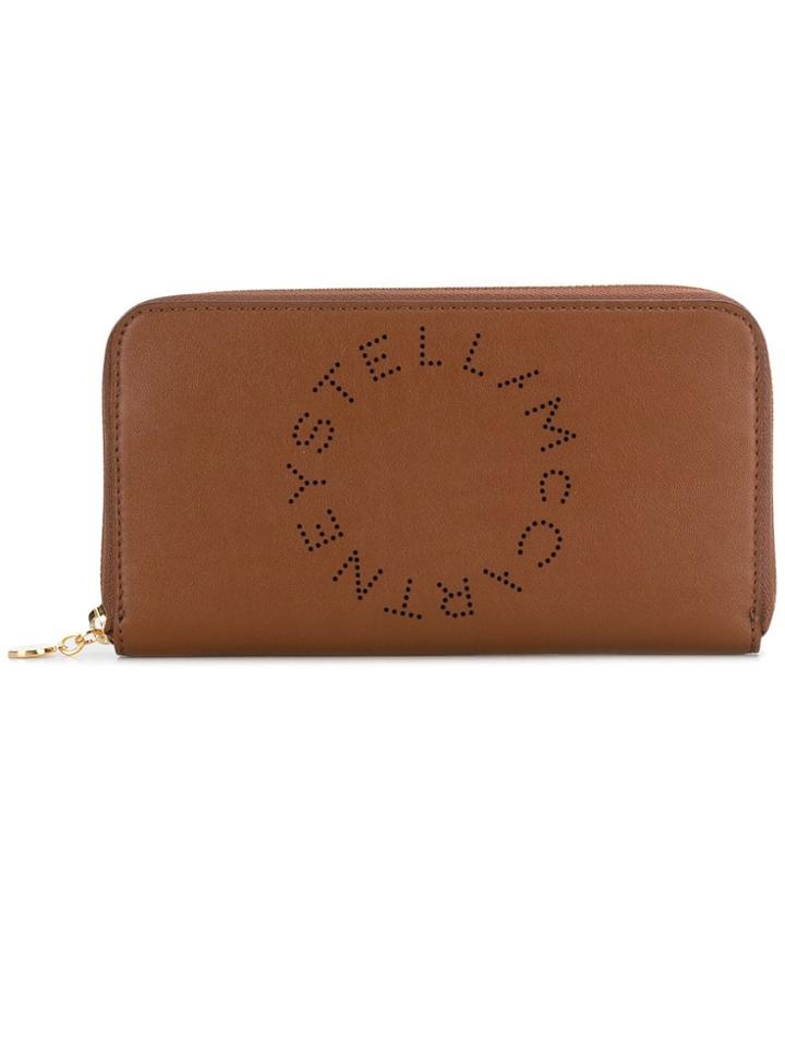 Stella Mccartney Stella Logo Wallet - Brown