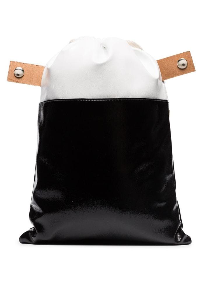 Plan C Two-tone Shoulder Bag - Black