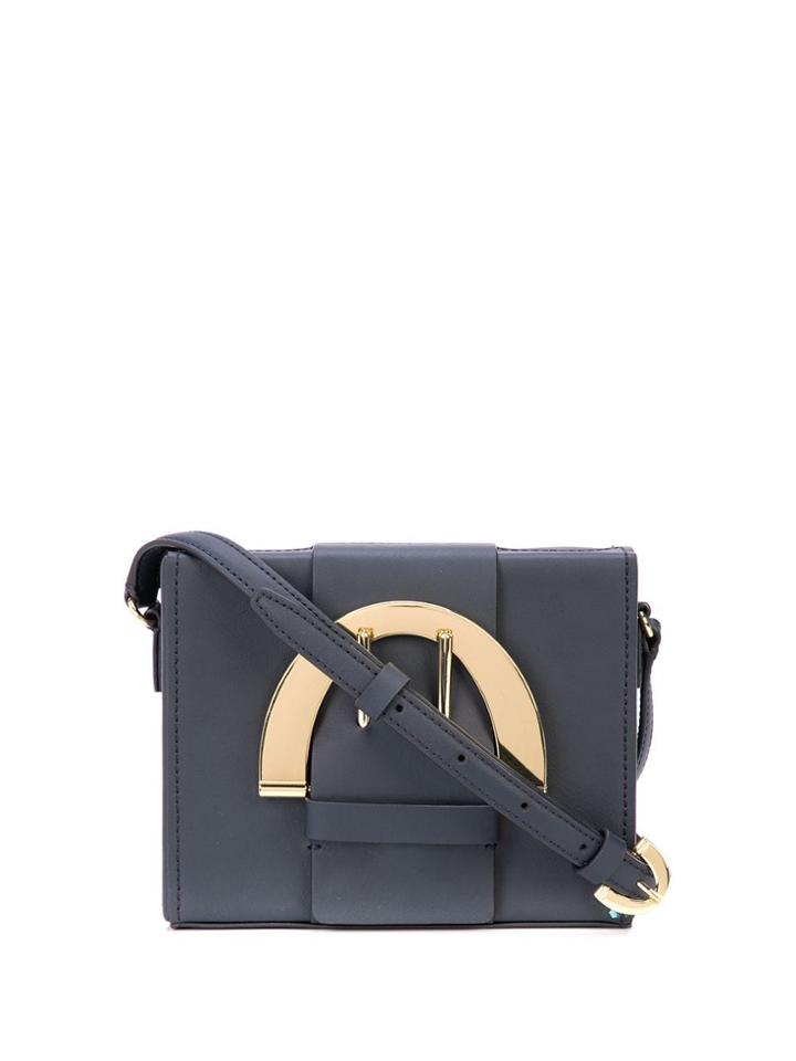 Zac Zac Posen Biba Buckle Large Box Crossbody Bag - Blue