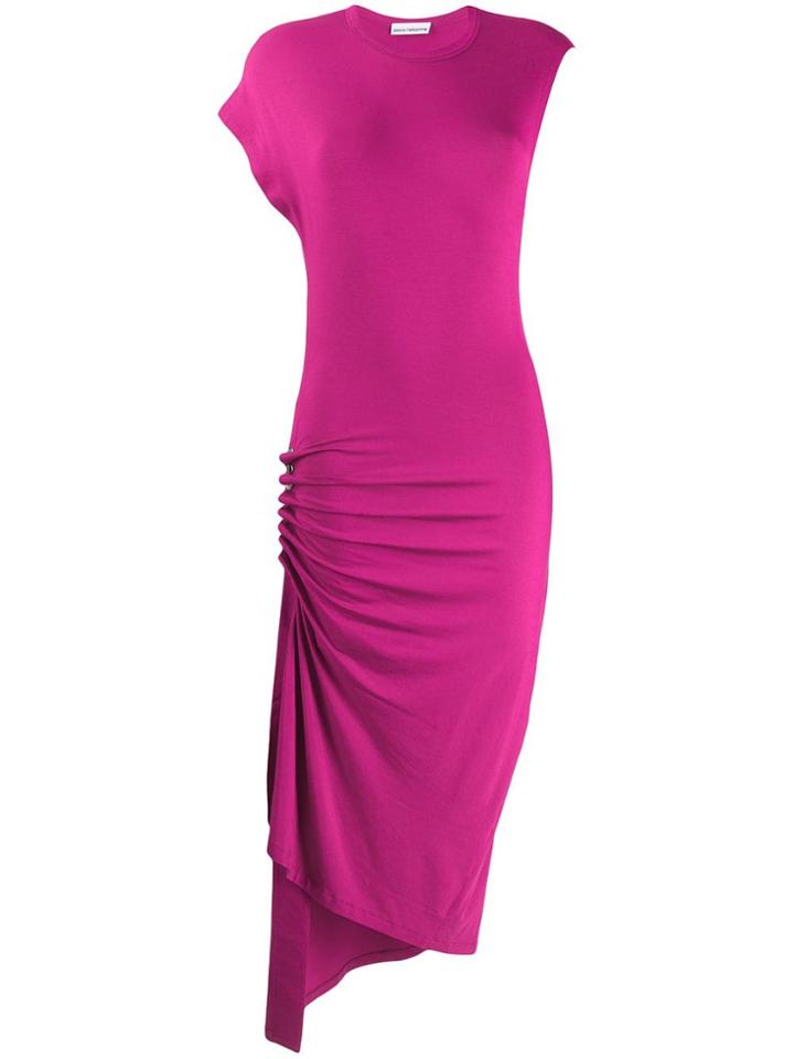 Paco Rabanne Asymmetric Dress - Pink
