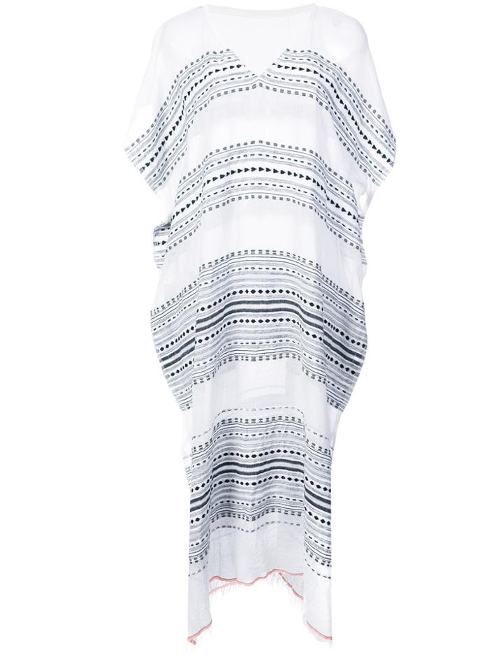 Lemlem Striped Kaftan - White