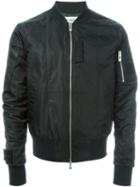 Han Kj0benhavn Leather Patch Bomber Jacket