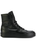 Ann Demeulemeester Hi-top Sneaker Boots - Black