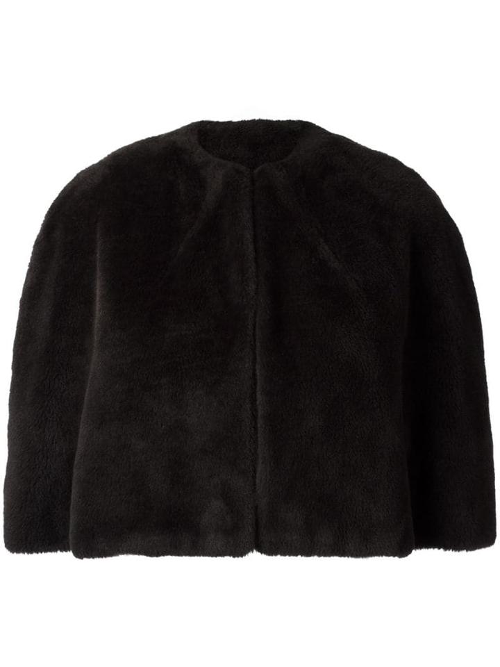Yohji Yamamoto Pre-owned Faux Fur Knit Bolero - Brown