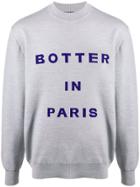 Botter Logo Intarsia Jumper - Grey