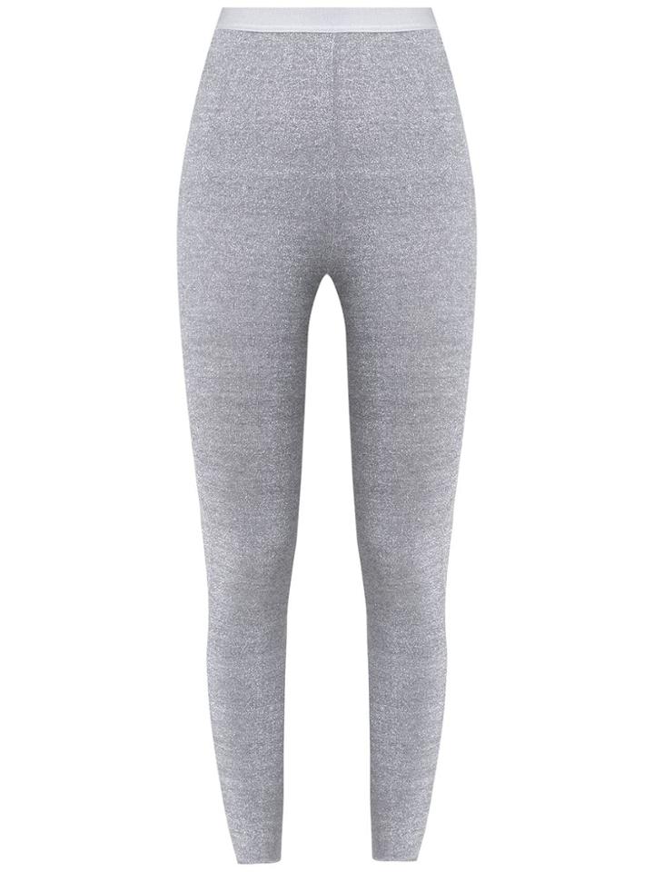 Andrea Bogosian Lurex Leggings - Silver