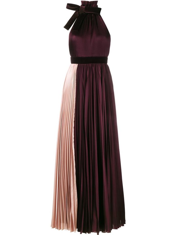 Roksanda 'wykeham' Evening Dress, Women's, Size: 8, Pink/purple, Silk/cotton/acetate