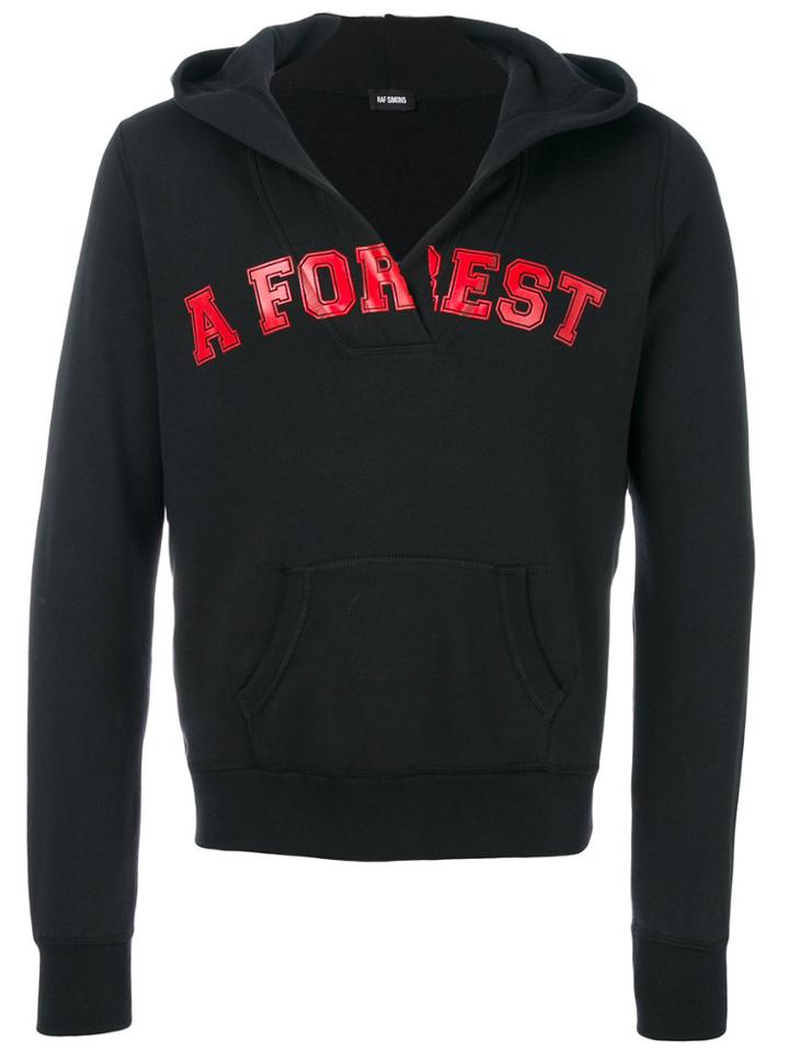 Raf Simons Forest Hoodie - Black