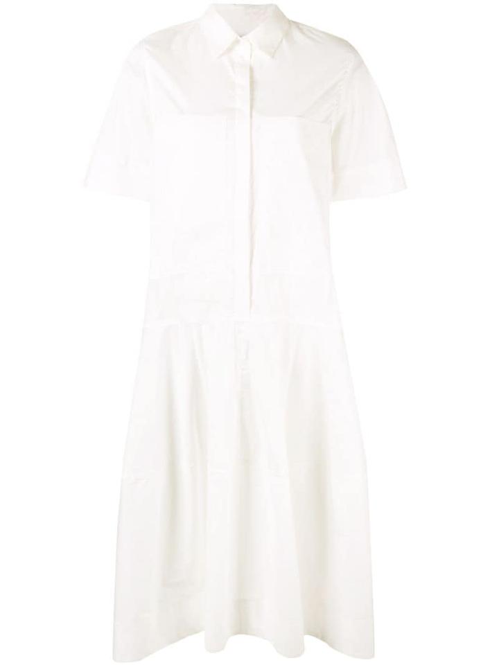 Lee Mathews Elsie Shirt Dress - White