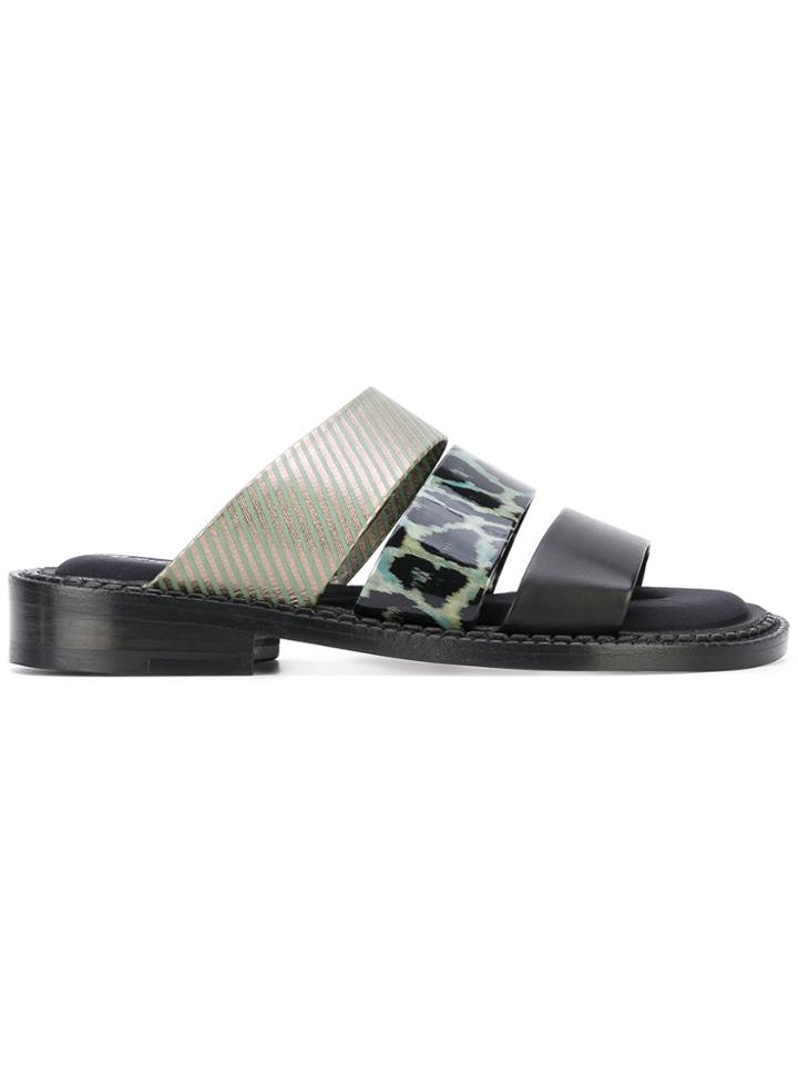 Robert Clergerie Blur Iron Sandals - Black