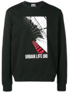 Les Hommes Urban Urban Life Sweatshirt - Black