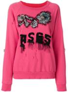 As65 Embroidered Logo Sweater - Pink