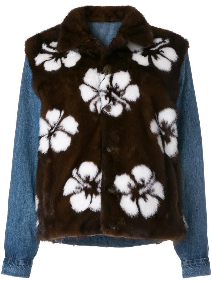 Simonetta Ravizza Floral Layered Jacket - Multicolour