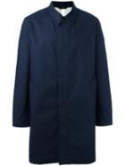Ami Alexandre Mattiussi Half Lined 2 Button Jacket, Size: 52, Blue, Cotton/linen/flax