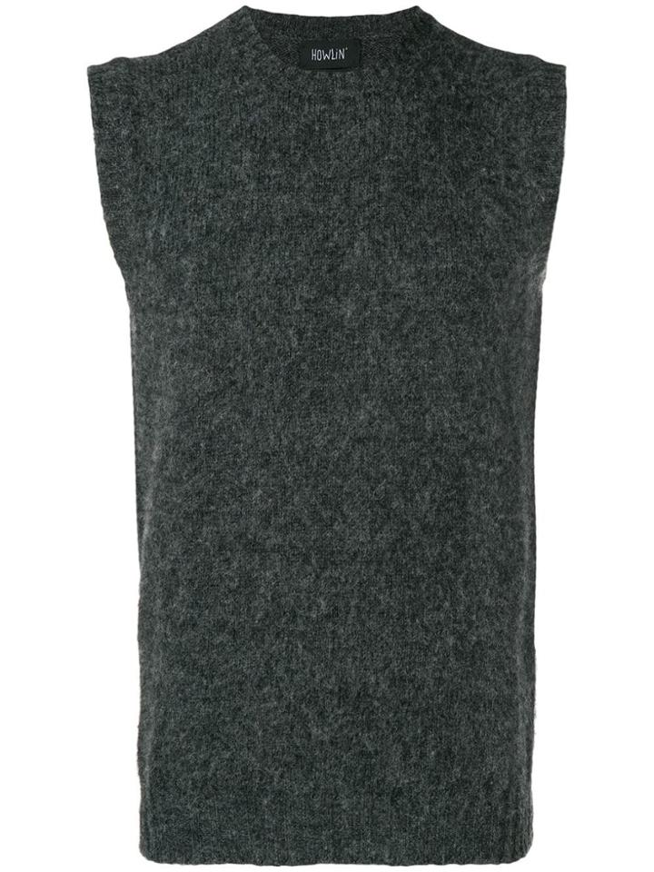 Howlin' Yatch Trip Knitted Vest - Grey