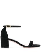 Stuart Weitzman Simple Block-heel Sandals - Black