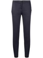 Fabiana Filippi Side Stripe Slim Trousers - Blue