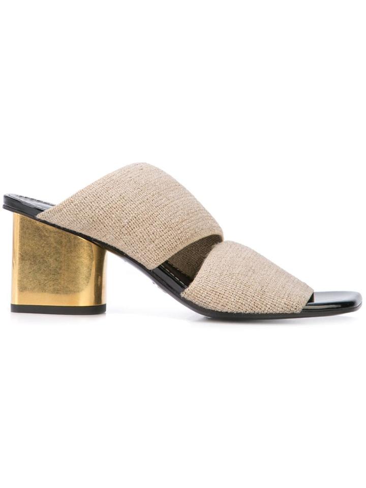 Proenza Schouler Elasticated Strap Mules - Brown